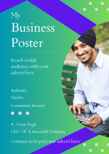 Example Business poster for website